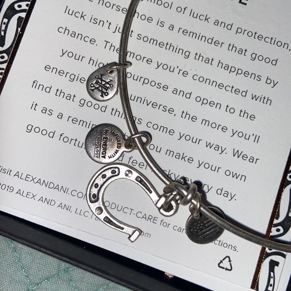 Alex and Ani horseshoe bracelet - Picture 3 of 3